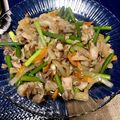 しいたけ6911's cooksnap of when they made にんにくの芽と豚バラ肉のスタミナ味噌炒め.