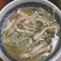 ちゃぎー's cooksnap of when they made 【レンジで簡単】もやしとしめじのスープ.