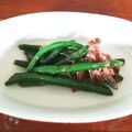 有ちん's cooksnap of when they made 焼きいんげんの生姜醤油浸し【作り置き】.