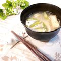 ＊naｰno＊'s cooksnap of when they made ＊アスパラと油揚げのお味噌汁＊.