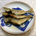 昇父さん's cooksnap of when they made 揚げないサッパリ、簡単小アジの南蛮漬け！.