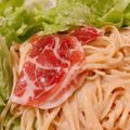 ミナミda3's cooksnap of when they made 混ぜて和えるだけ、ごま味噌クリームパスタ.