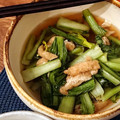 ことことやさん's cooksnap of when they made お母さんの小松菜とあげの煮びたし♡.