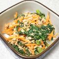 こむぎぱくぱく's cooksnap of when they made 春菊のおひたし.
