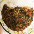 かるまいん's cooksnap of when they made 夏に負けるな！ニラともやしのVカレー★.
