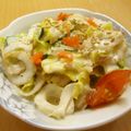 もんしゅしゅ's cooksnap of when they made 副菜に♪ 温野菜と竹輪の和風マヨサラダ☆.