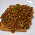 ﾋﾟﾛﾐ♡'s cooksnap of when they made おつまみに最適♪厚揚げ納豆♪.