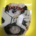 ka2mi0427's cooksnap of when they made 仮面ライダージオウ ゲイツ キャラ弁.