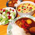 htm1011's cooksnap of when they made トマトとレタスとカッテージチーズのサラダ.