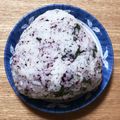 ☆あいちゃん's cooksnap of when they made 赤しそと大葉のおにぎり.