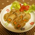 龍青空ママ's cooksnap of when they made 味付け不要！野菜の肉巻き.