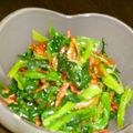gracias05's cooksnap of when they made 小鉢に一品！ほうれん草と桜えびのナムル.