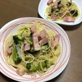 ビキナーもんちゃん's cooksnap of when they made ブロッコリーとベーコンの和風パスタ.