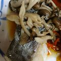 ミンジュン's cooksnap of when they made レンジ2分半☆タラと茸のバター醤油蒸し.