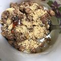 V666's cooksnap of when they made きなこ黒蜜ヨーグルトフルグラ♡簡単♡朝食.