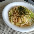 ひよこぱん☆'s cooksnap of when they made 春キャベツと鮭フレークの超簡単パスタ.