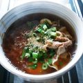 ちえたろう's cooksnap of when they made ✾美味しい！汁まで飲みほす釜玉肉うどん✾.