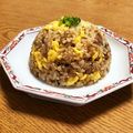 ぽめchan's cooksnap of when they made 余った角煮で☆おいしい簡単チャーハン.