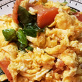 さやりんりん's cooksnap of when they made 簡単美味し〜☆トマトとバジルの卵炒め.