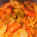 呑んべぇは友達's cooksnap of when they made ウィンナーとピーマンと玉ねぎの炒め物.