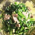 クックRY8IO4☆'s cooksnap of when they made ほうれん草と卵の炒めもの.