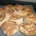 みわたけ's cooksnap of when they made ホットケーキＭＩＸでシナモンロールもどき.