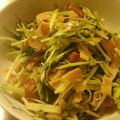 ゆみさん！'s cooksnap of when they made 超簡単♪水菜のガーリック味に炒めたん♪.