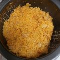 青もみじ1234's cooksnap of when they made 炊飯器で簡単！小エビのケチャップピラフ.