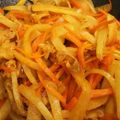 monchi”'s cooksnap of when they made 【大根消費】大根と豚こまのカレーきんびら.