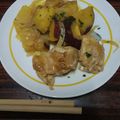 花梨139's cooksnap of when they made 鶏もも肉とさつまいものオレンジ煮.