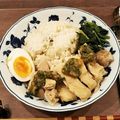 おすわりつんこ's cooksnap of when they made *炊飯器で簡単・海南風チキンライス*.