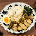 おすわりつんこ's cooksnap of when they made *炊飯器で簡単・海南風チキンライス*.