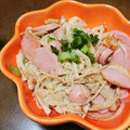 まめﾁｬﾝぬ's cooksnap of when they made 魚肉ソーセージ＆ちくわ＆えのき簡単レシピ.