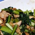 陰陽座's cooksnap of when they made 小松菜のオイスター炒め.