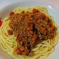 あんこるり's cooksnap of when they made ＊定番スパゲティ♪ミートソース＊.