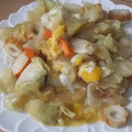 きらり流れ星's cooksnap of when they made 簡単！白菜とキノコの卵とじ.