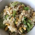 まはけか's cooksnap of when they made レタスと納豆のチャーハン.