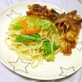 RURU27's cooksnap of when they made 玉ねぎとジャガイモの天ぷら.