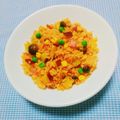 まあまま☆0403's cooksnap of when they made 野菜たっぷりケチャップピラフ【作りおき】.