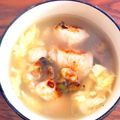 なつき◎'s cooksnap of when they made ねぎ塩鶏肉はるさめスープ【朝食に】.