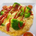 ちょこれーとなっつ's cooksnap of when they made 鮭とブロッコリーでオープンじゃがオムレツ.