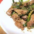 Sac’HiNa's cooksnap of when they made 風邪予防◎鶏レバニラオイスターソース炒め.