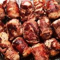 Nöööla♡'s cooksnap of when they made ころころ♪牛肉巻きおにぎり.