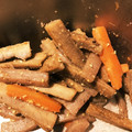 ♪チェブ♪'s cooksnap of when they made ごぼうと人参の炒め煮.