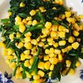 クックRWL1EK☆'s cooksnap of when they made ほうれん草コーンバター炒め【ＪＡほこた】.