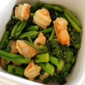 tamago大好き's cooksnap of when they made 菜の花と海老のからし醤油和え.