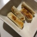 さゆゆゆこ's cooksnap of when they made ワンタンの皮でチーかまのミニ春巻き.