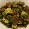 あめにてぃ's cooksnap of when they made サイコロステーキと野菜のにんにく醤油炒め.