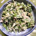まゆは見習い★'s cooksnap of when they made 菜の花とツナの味噌マヨ和え.