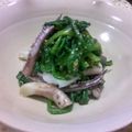 Haru Haru's cooksnap of when they made 春菊とゲソの胡麻和え.